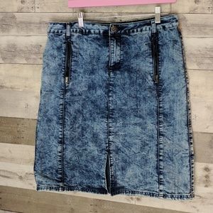 Vintage Acid Wash Skirt